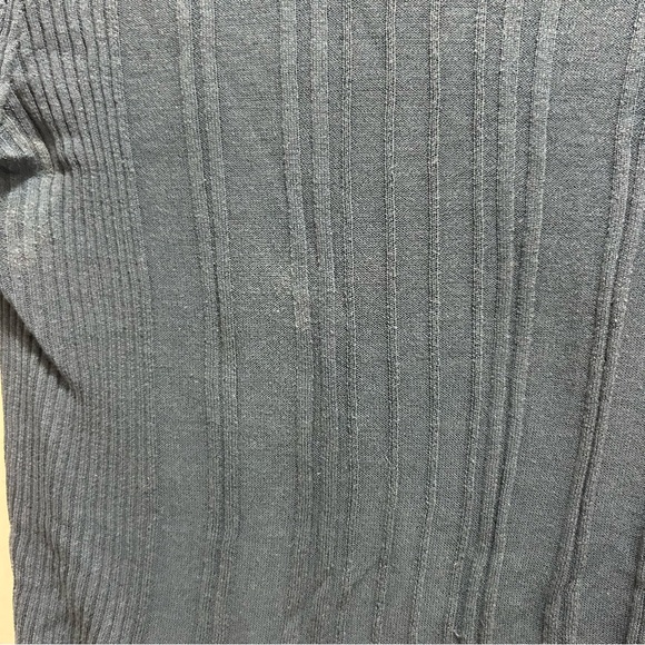 Teal Ribbed Knit Women's Top - Picture 3 of 6
